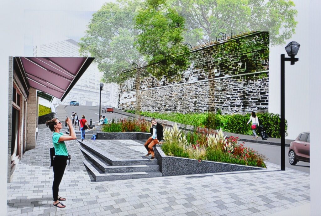Esquisse de Place de Namur à Ville de Québec