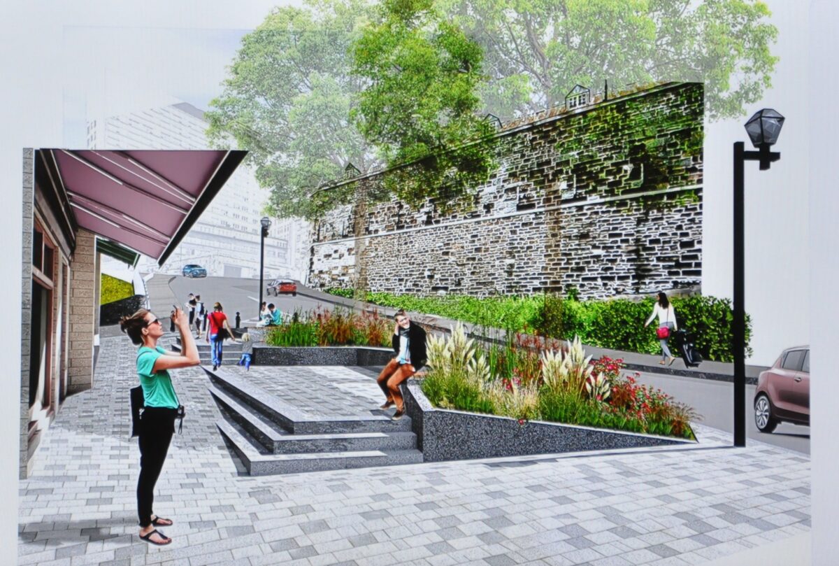 Esquisse de Place de Namur à Ville de Québec