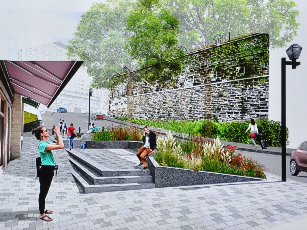 Esquisse de Place de Namur à Ville de Québec