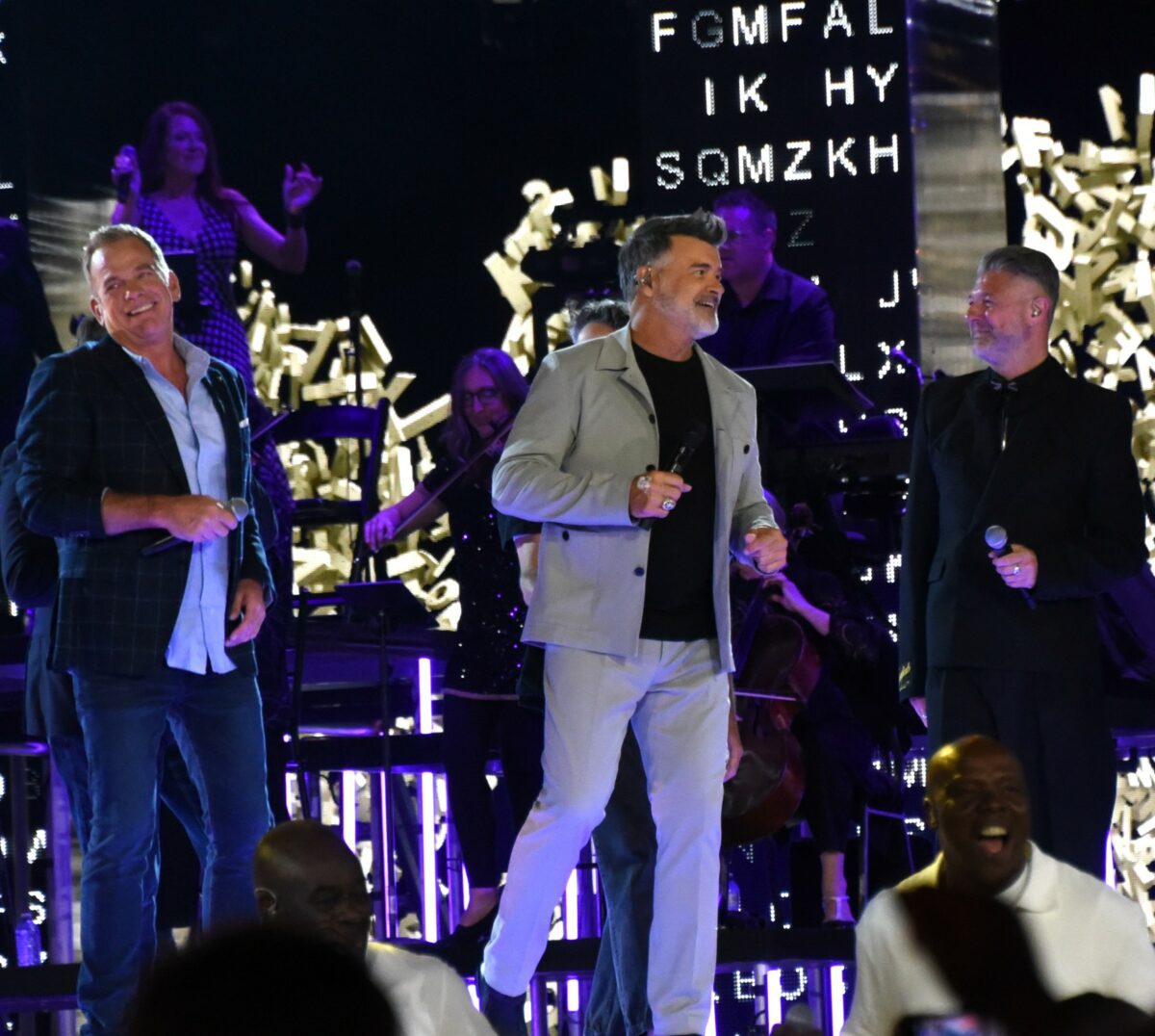 Garou, Roch Voisine et Pierre Lapointe Photo @Lise Breton