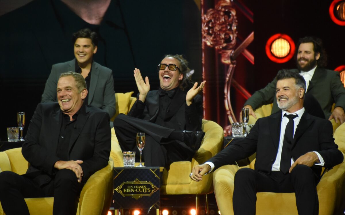 Grand Bien-Cuit de GAROU avec Ludovick Bourgeois, Matthieu Dufour, Roch Voisine et P.O.Forget Photo @Lise Breton