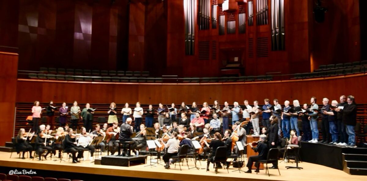 Générale REQUIEM de Mozart Les Violons du Roy, La Chapelle de Québec sous la diection musicale de Bernard Labadie au Palais Montcalm Photo Lise Breton .jpg