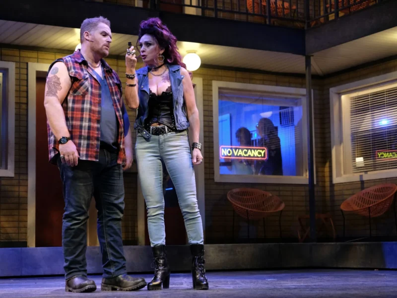 Macbeth de Robert Lepage avec -Alexandre-Goyette-et-Violette-Chauveau-Photo-Yves-Renaud-